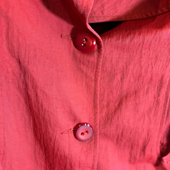 VIVIAN SHYU Sz M (estimated) High Collar with Drawstrings Lined Rain Jackets - Picture 4 of 7